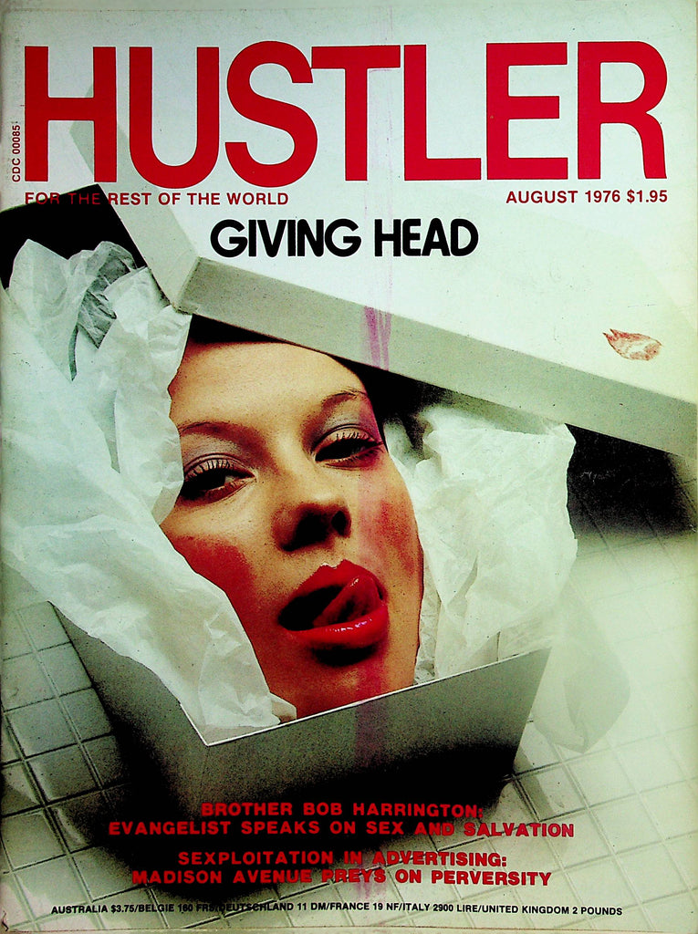 Hustler Magazine  Giving Head / Centerfold Girl Torrid Tina  August 1976    110924lm-p2