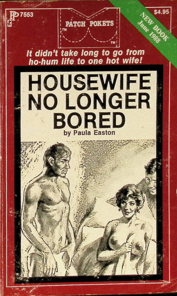 Housewife No Longer Bored by Paula Easton PP7553 June 1988 Patch Pockets Greenleaf Classics Adult Paperback Novel 081925AMP