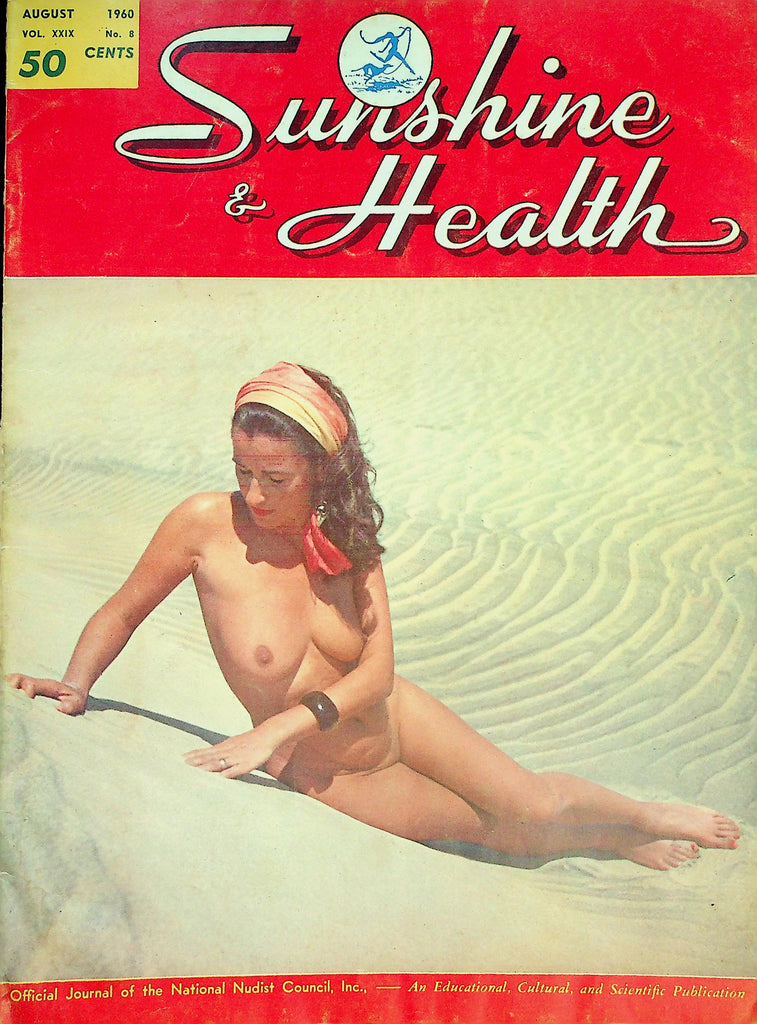 Sunshine & Health Nudist Magazine Hideout In The Sun  August 1960    012426lmp