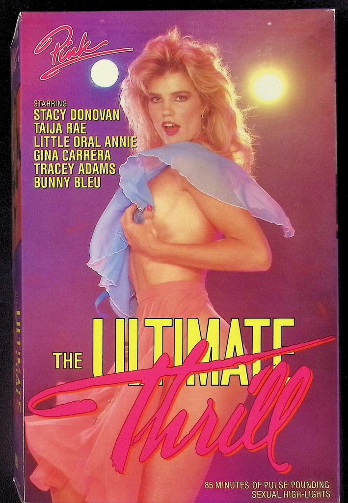 Ultimate Thrill ft. Stacy Donovan, Taija Rae, Little Oral Annie Adult VHS Pink 101725AKVHS2