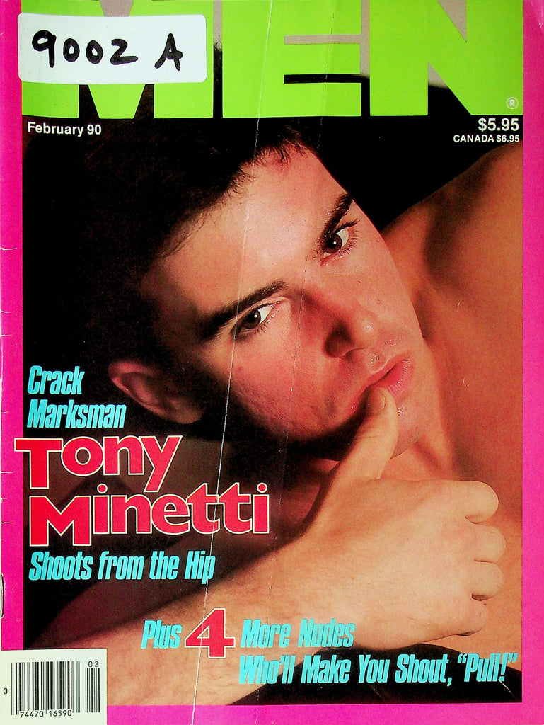 Men Gay Magazine Ft. Tony Minetti & Sid Brine February 1990 091525RP-