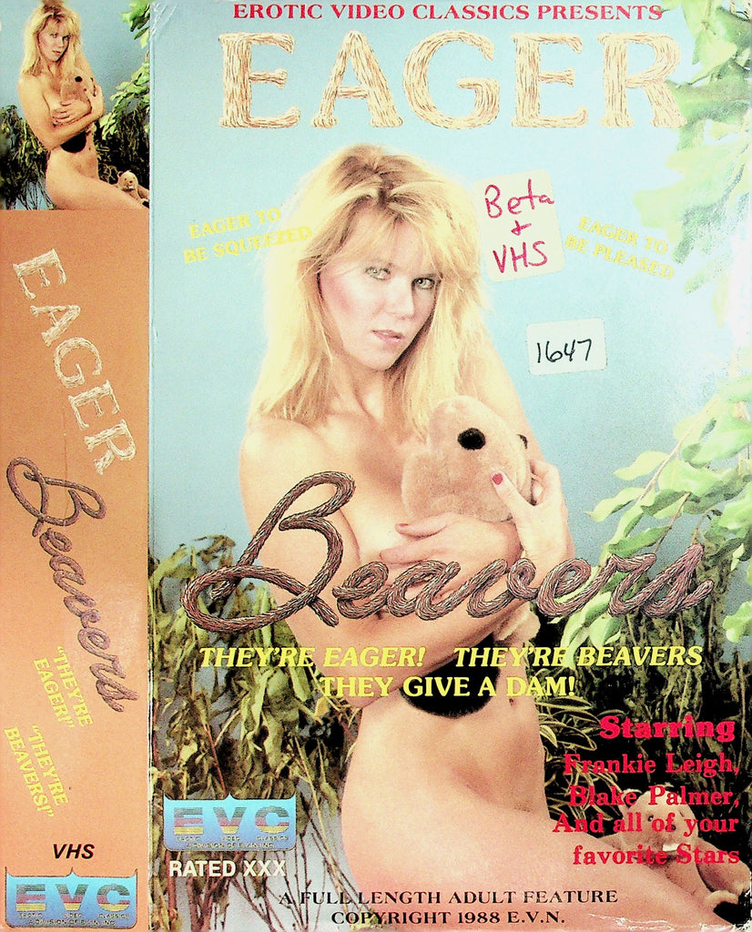 Eager Beavers with Frankie Leigh Blake Palmer Adult VHS EVC 061226NAVHS-13