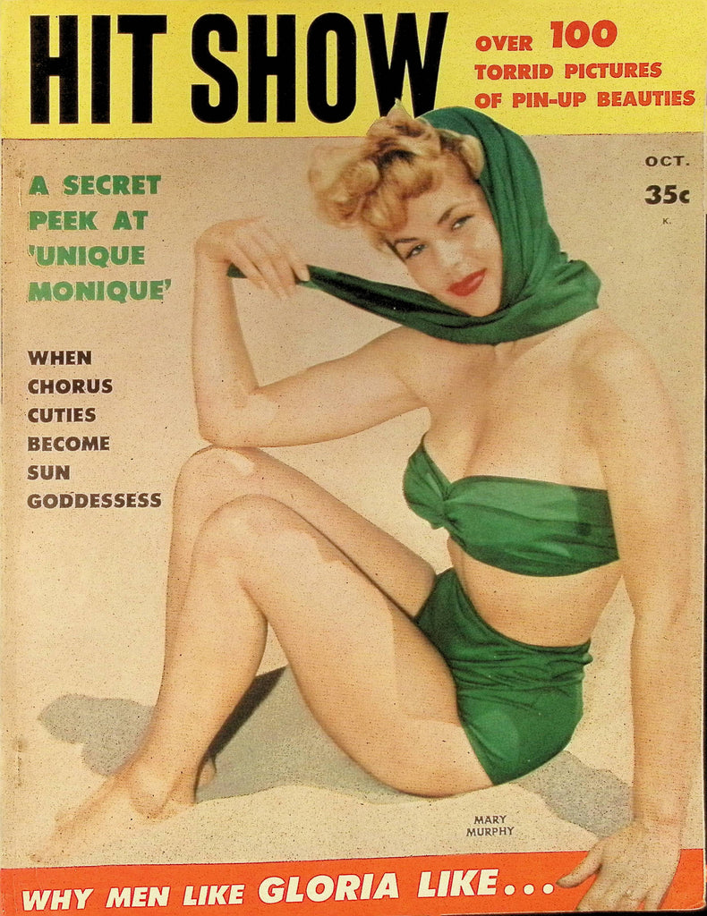 Hit Show Magazine August 1957 Pin Up Girls Mary Murphy 101025AMP