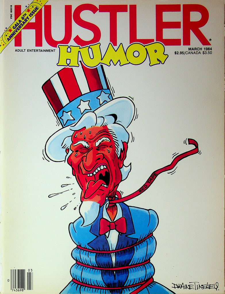 Hustler Humor Magazine Gala 6th Anniversary Issue March 1984 080825RP-