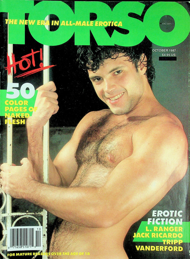 Torso Gay Magazine   50 Pages Of Naked Flesh!  October 1987      122525lmp