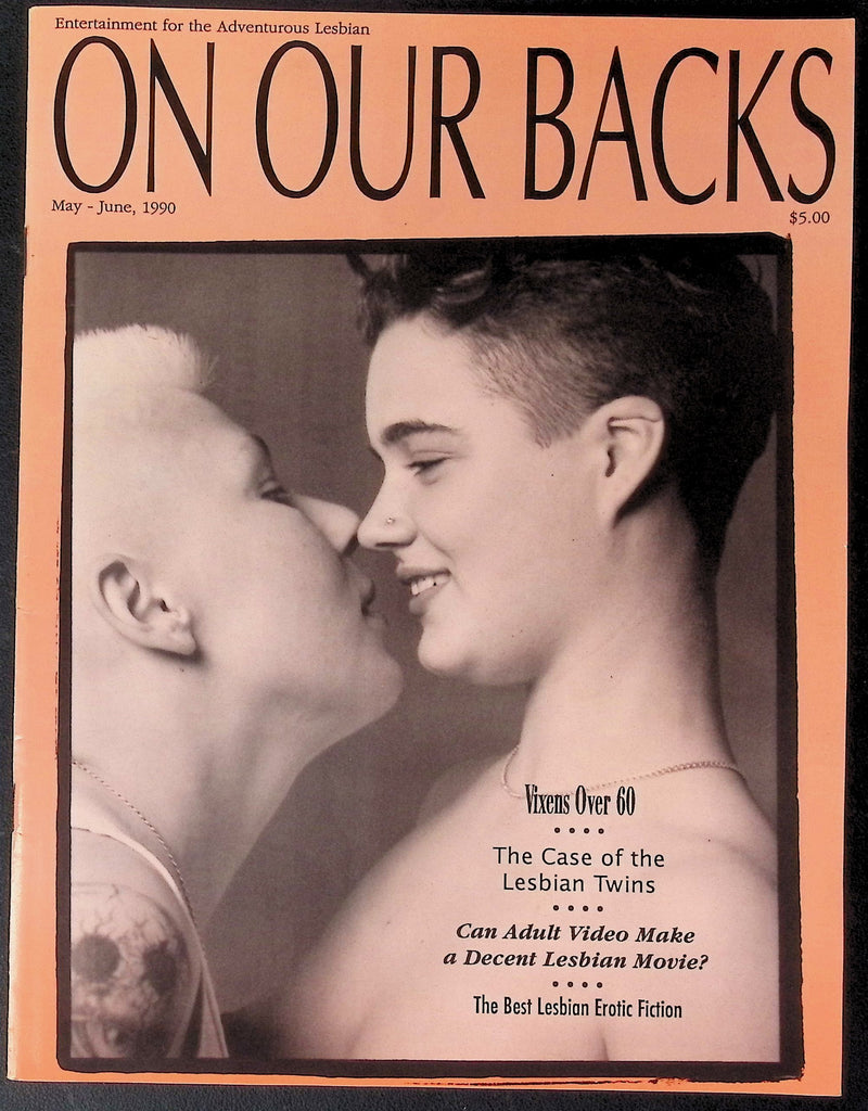 On Our Backs Gay/LGBT Magazine May-June 1990 060326AKP
