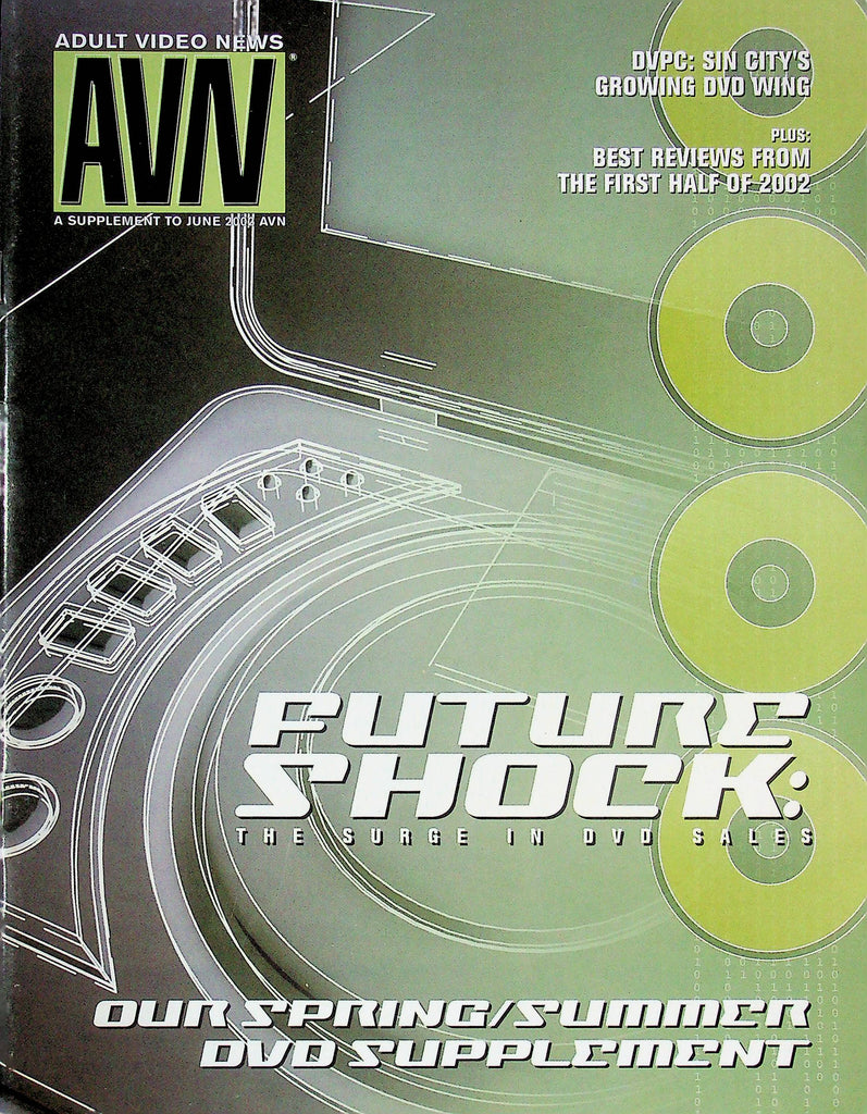 Adult Video News Magazine Future Shock Surge In DVD Sales June 2002 052824RP2