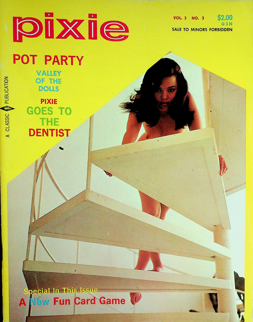 Pixie Magazine  Pot Party, Valley Of The Dolls, The Dentist  vol.3 #3  1968   083126lmp-GSC