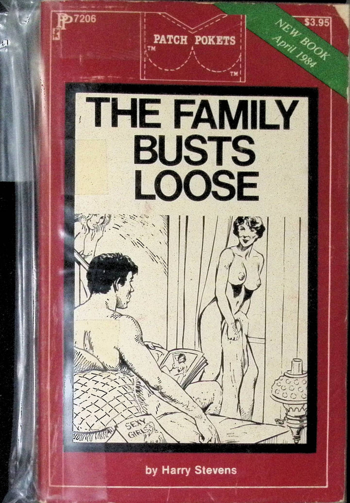 Busts Loose by harry Stevens April 1984 Patch Pokets Book Greenleaf Classics Adult Novel-042324AMP