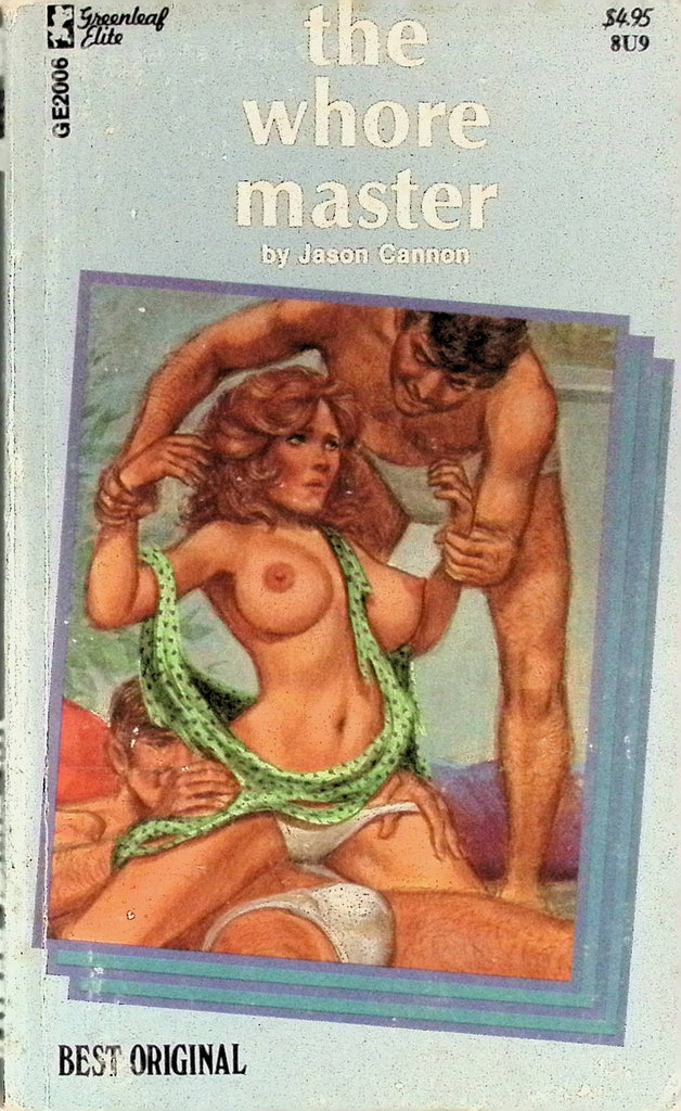 The Whore Master by Jason Cannon GR2006 1976 Greenleaf Elite Best Original Adult Paperback Novel 082625AMP