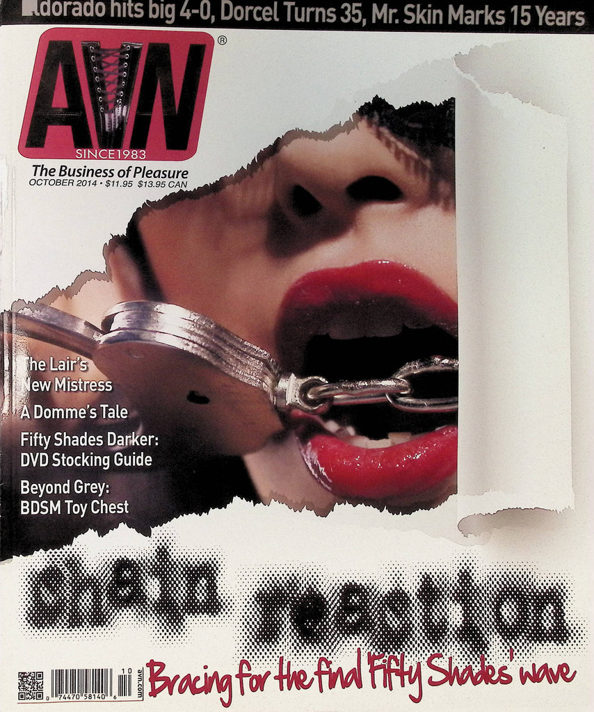 AVN Adult Video News Magazine October 2014 BDSM 50 Shades Darker Dani Daniels 101825AMP