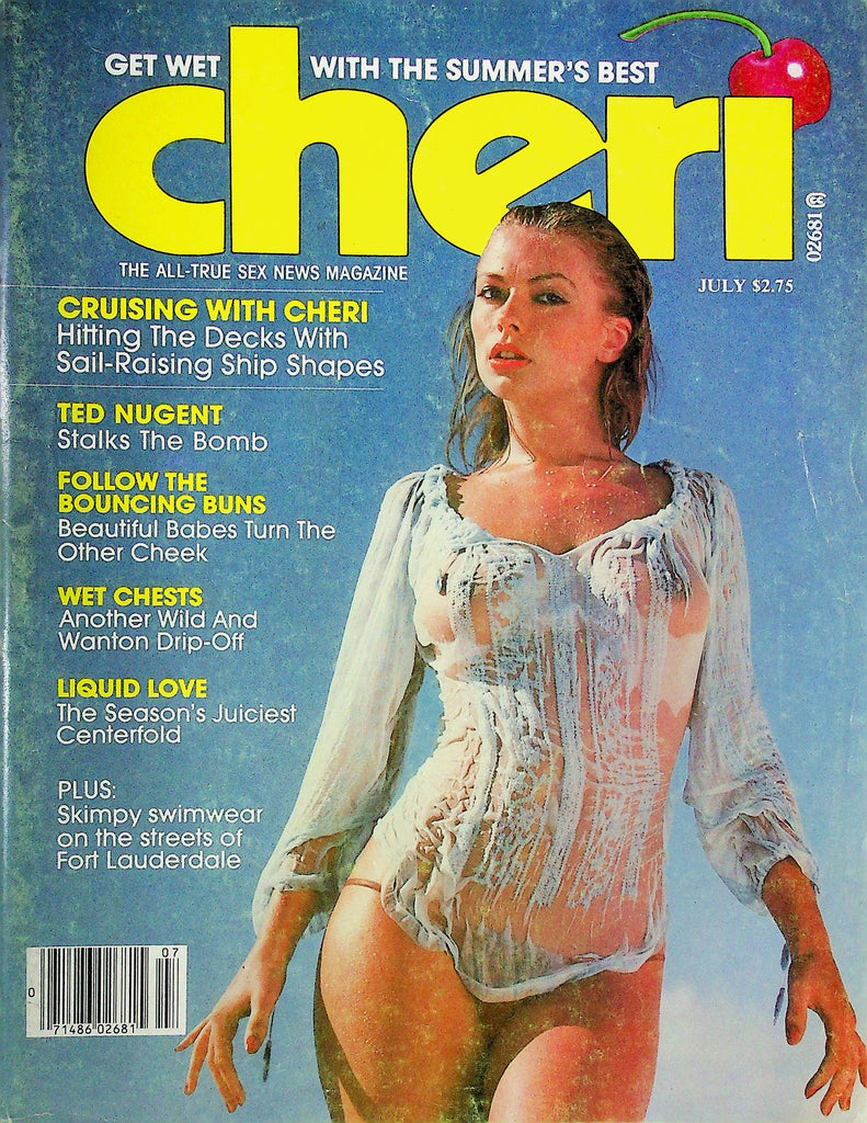 Cheri Magazine Ted Nugent July 1980s 102824RP