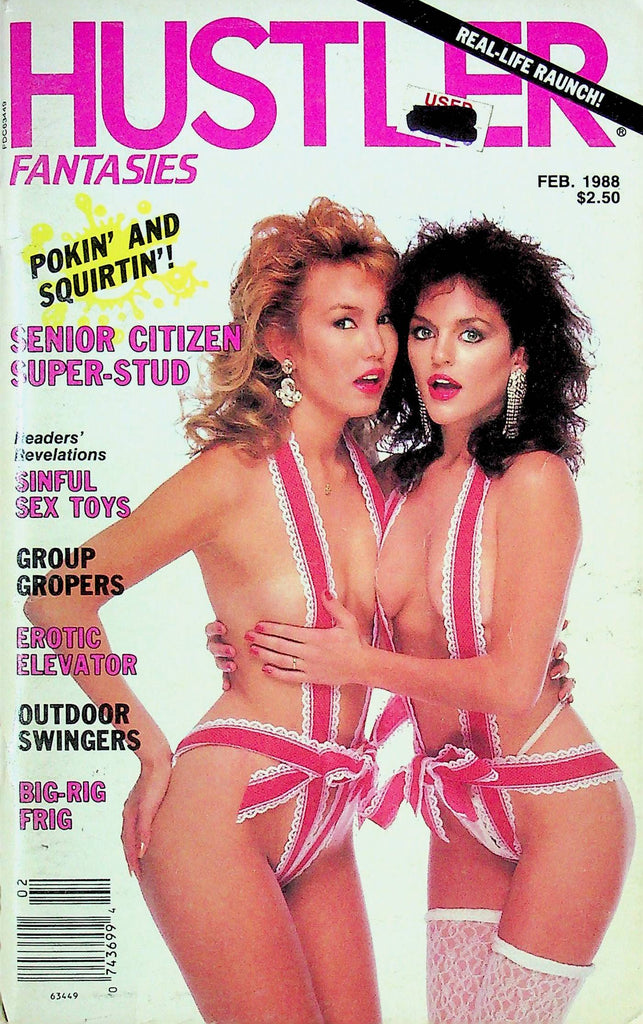 Hustler Fantasies Men's Digest Magazine February 1988 100724RP