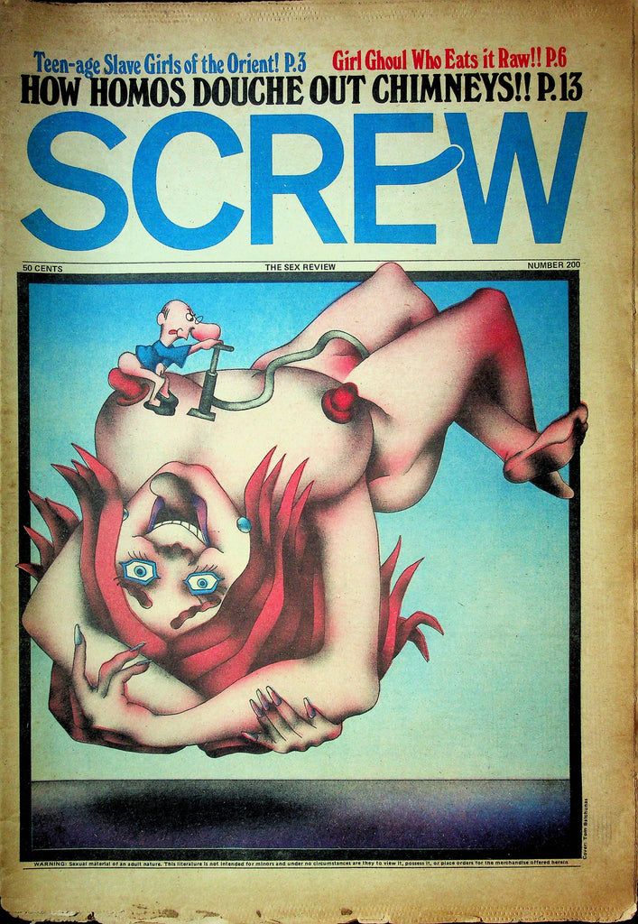 Screw Men's NewspaperGirls Of Orient No.200 January 1 1973 061224OSRP