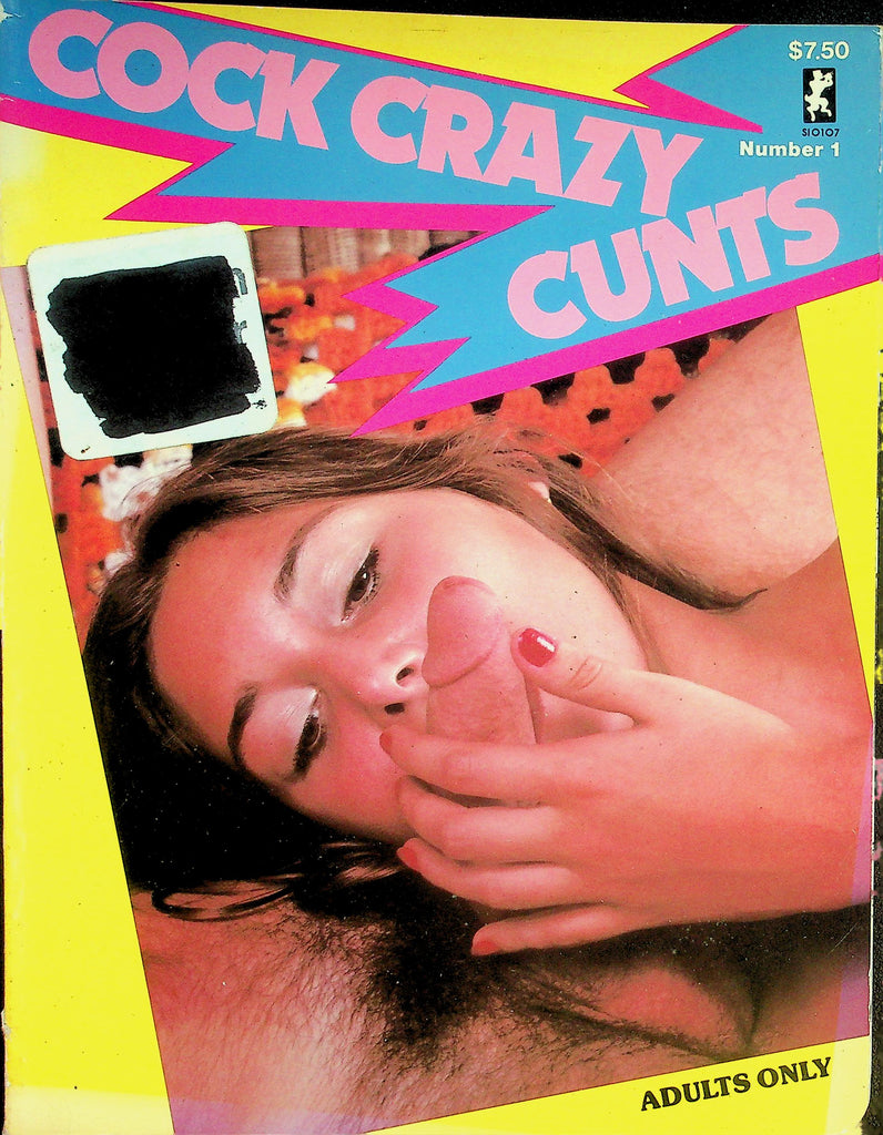 Cock Crazy Cunts Magazine  #1 1980's    081626lmp-GSC