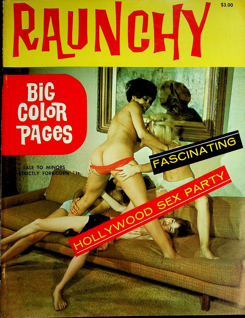 Raunchy Lesbian Magazine  Hollywood Sex Party / Girl-Hopping  #1 1960's   091626lmp-GSC