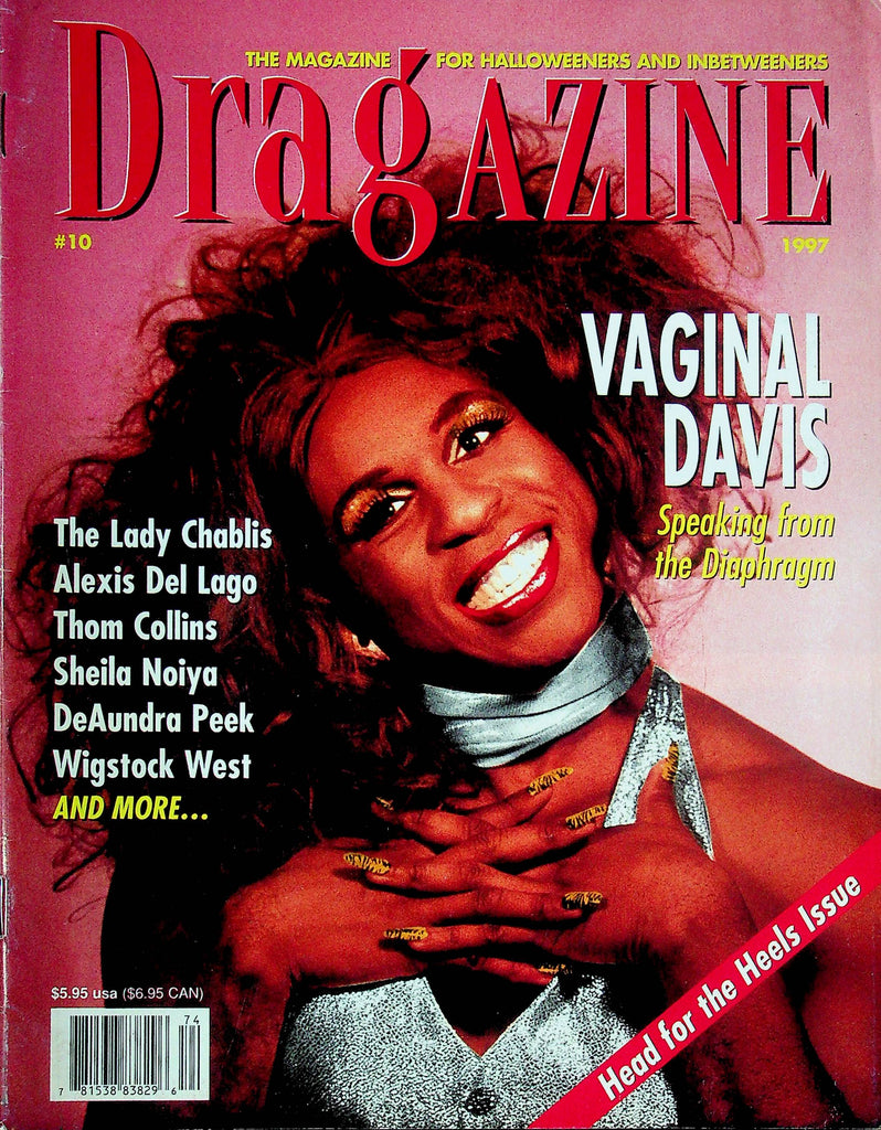 Dragazine Tranny Men's Magazine Vaginal Davis & Alexis Del Lago #10 1997 081524RP