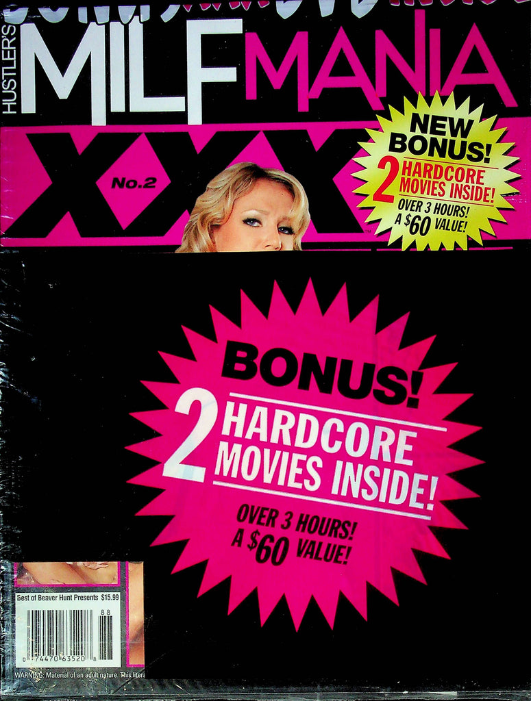Hustler's Milf Mania Magazine No.2 SEALED W/DVD 100124RP