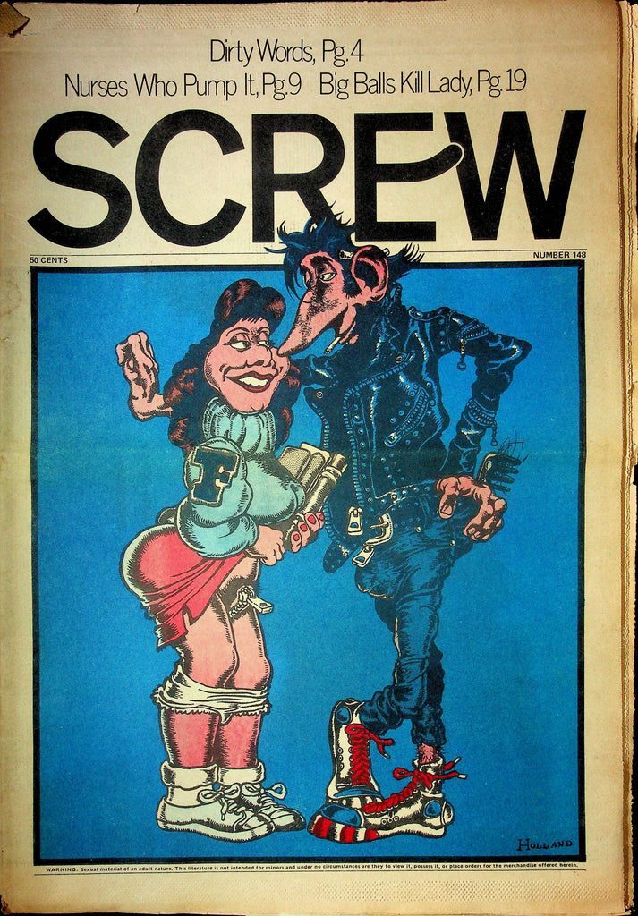 Screw Men's Newspaper Nurses Who Pump It No.149 January 3 1972 061124OSRP