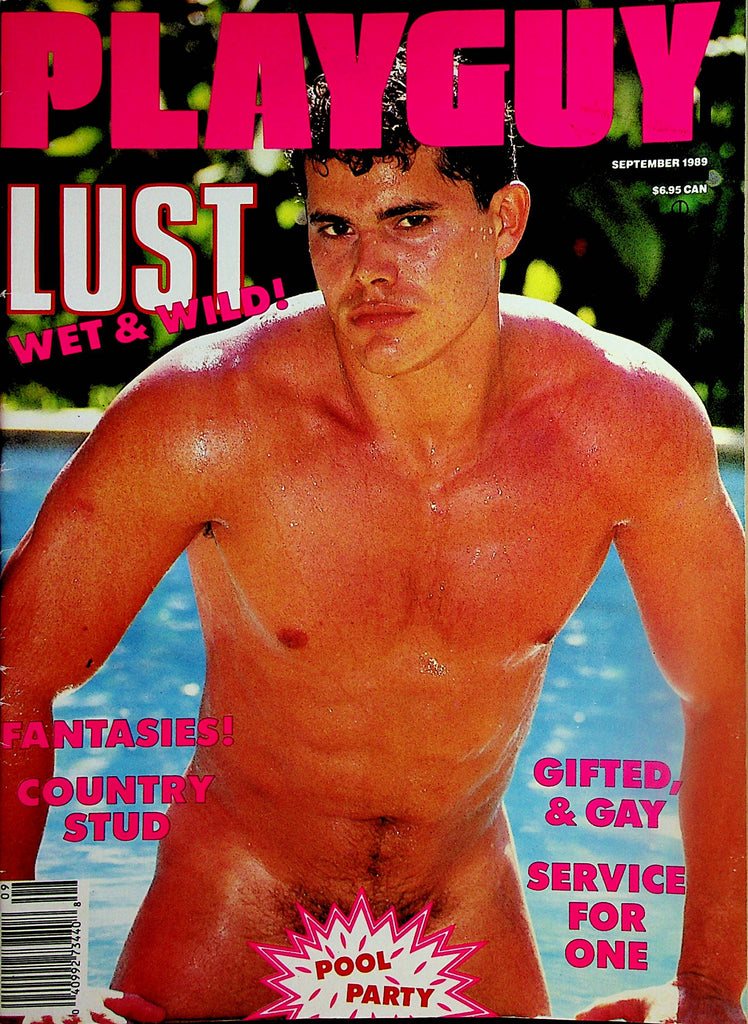 Playguy Gay  Magazine   Lust Wet & Wild! Pool Party  September 1989     112924lm-p