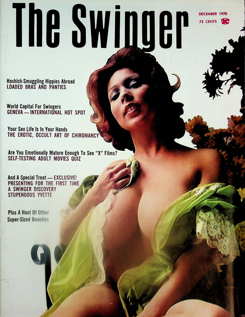 The Swinger Vintage Magazine  Cover/Centerfold Yvette  December 1970     062425lm-p