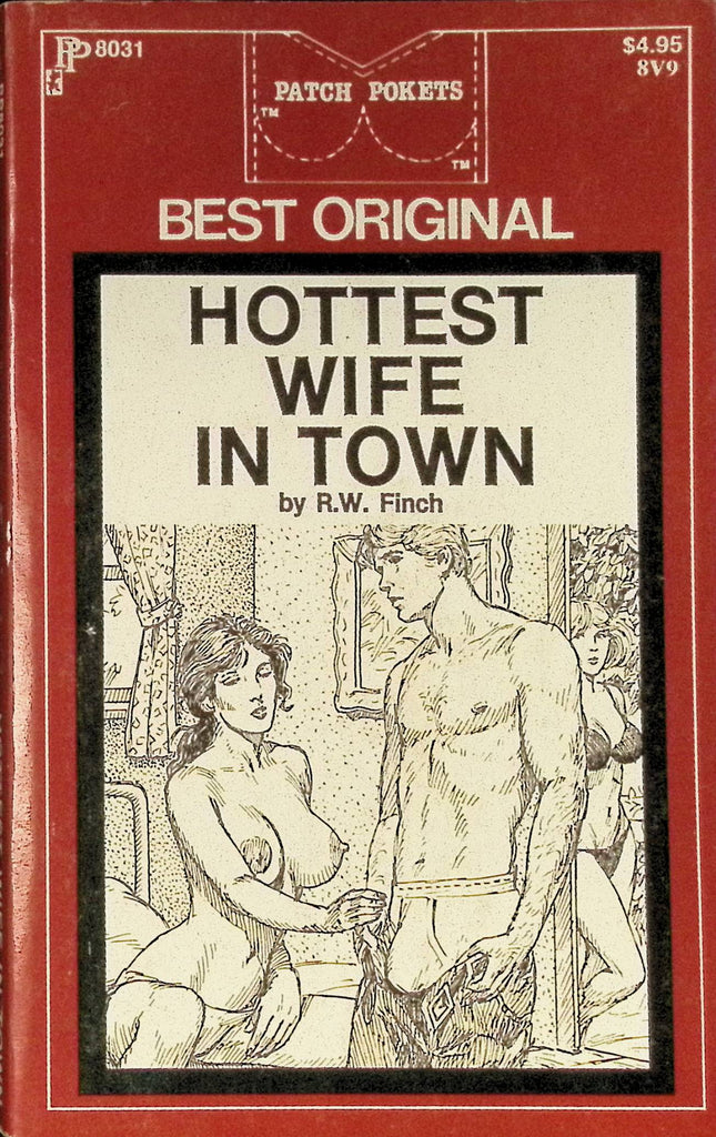 Hottest Wife in Town by RW Finch PP8031 1977 Patch Pockets Greenleaf Classics Adult Paperback Novel 081925AMP