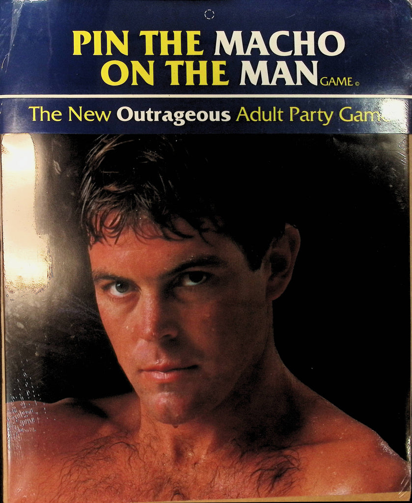 Pin the Macho on the Man Game Adult Party Game Bachelor/Bachelorette Party Gay Interest  081325AMCAL