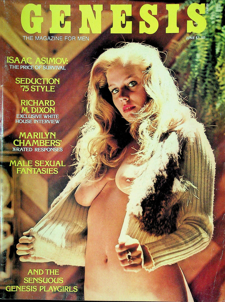 Genesis Magazine Ft. Isaac Asimov & Marilyn Chambers June 1975 030325RP