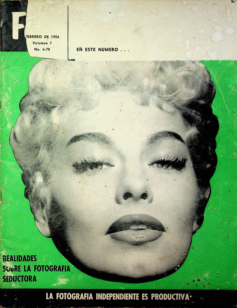 Fotografia Artistica Spanish Magazine February 1956 Vol.7 good reading copy 062323RP