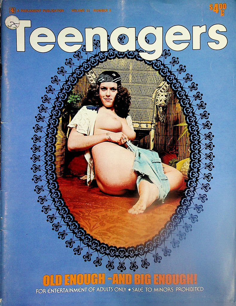 18+ Teenagers Magazine  Covergirl Pam: Hot Breath In Short Pants  vol.11 #3  1976  Parliament Publication      021925lm-p2