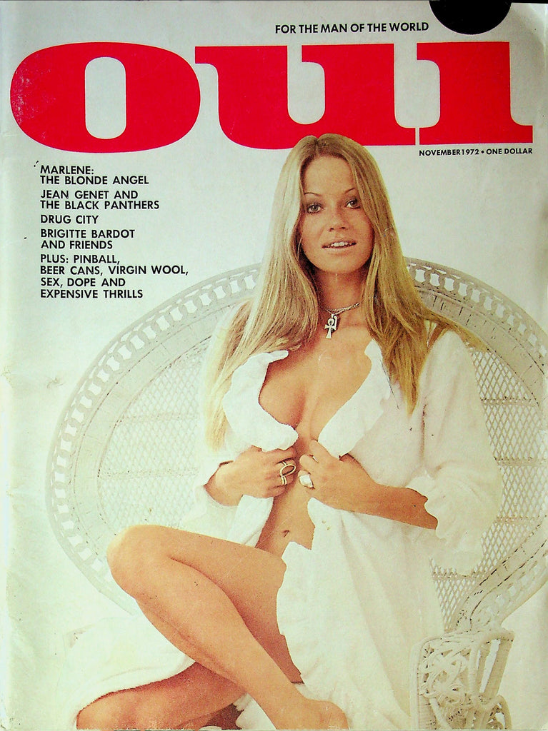 OUI Magazine Ft. Marlene & Jean Genet November 1972 083025RP-