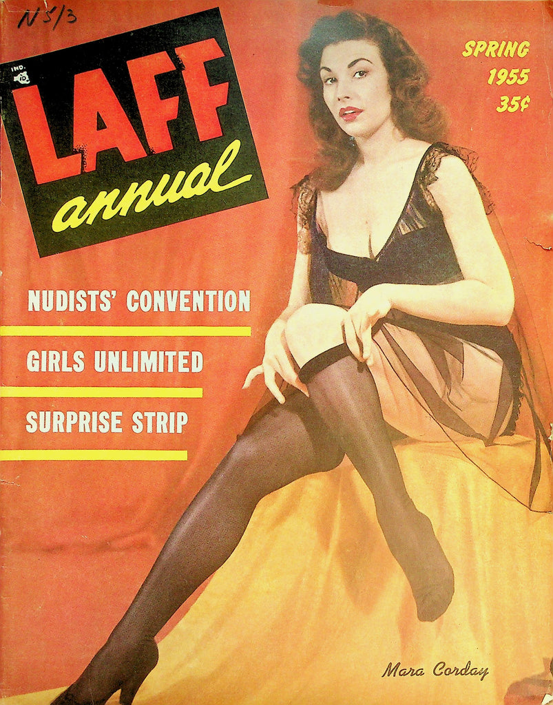 Laff Annual Magazine   Covergirl Mara Corday  Spring 1955   032326lmp