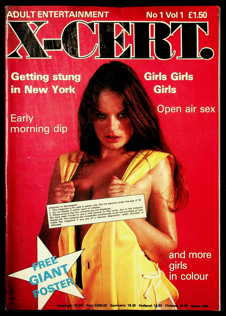 X-Cert Adult Magazine V1, #1 1980s/1990s Stung In New York 090426HRP-11