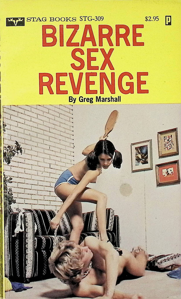 Bizarre Sex Revenge by Greg Marshall STG-309 1980 Stag Books Adult Erotic Paperback Novel-060324AMP