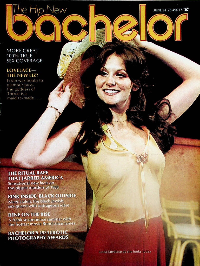 Bachelor Magazine  Covergirl Linda Lovelace / Chesty Morgan  June 1974   040725lm-p