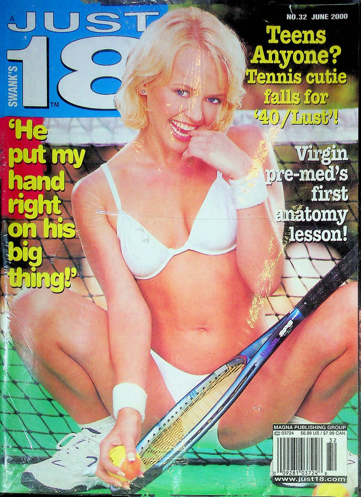 Swank's Just 18 Magazine Tennis Cutie & Pre-Med Virgin June 2000 No.32 010925RP