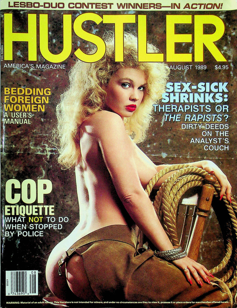 Hustler Magazine Dori & Stacy August 1989 073024RP