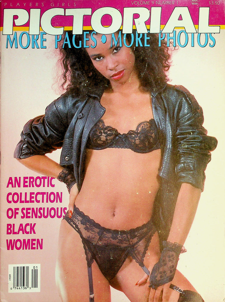 Pictorial Players Girls Magazine  Erotic Collection Of Sensuous Black Women : Sahara, Gail Skorr & More!    vol. 9 #1  August 1988   032226lmp