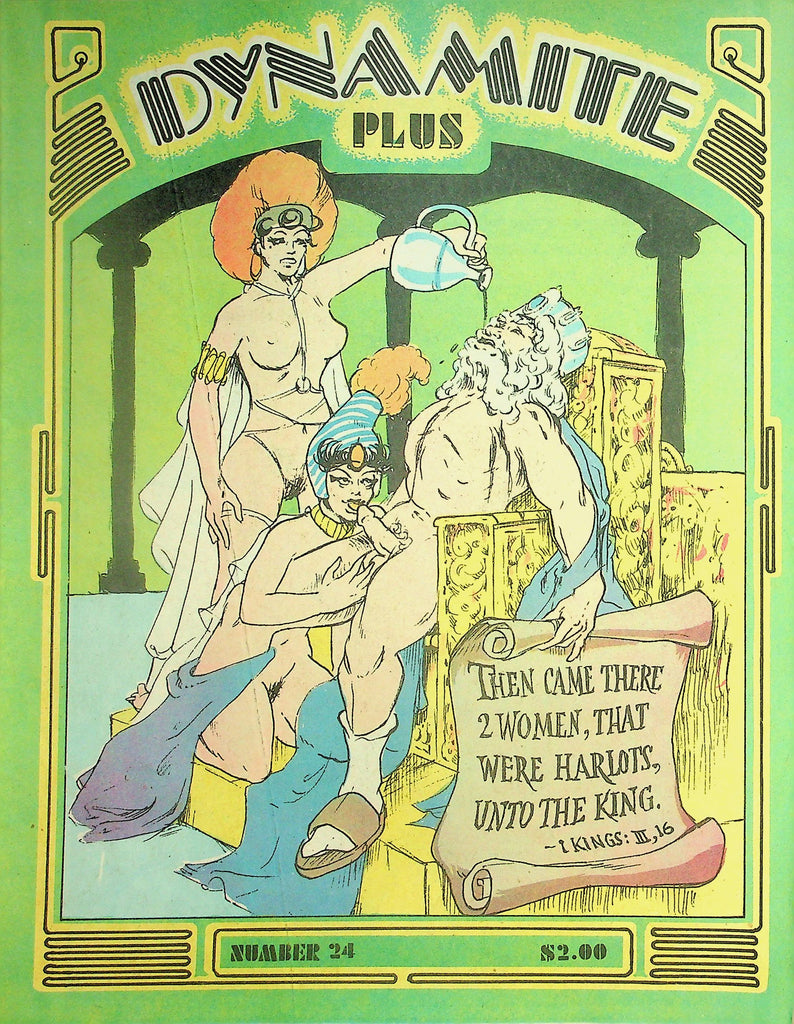 Dynamite Plus Newspaper Magazine  2 Women,That Were Harlots Unto To King  #24 1970's    101226lmp-GSC