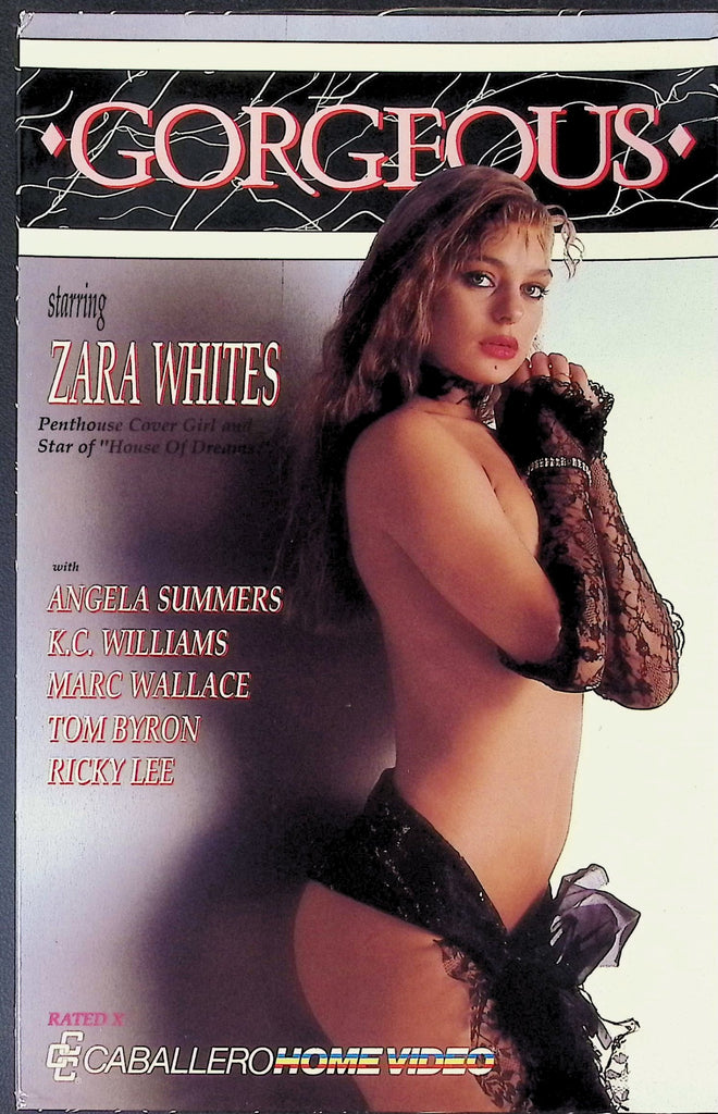 Gorgeous ft. Zara Whites, Angela Summers, KC Williams Adult VHS Caballero Home Video 101925AKVHS