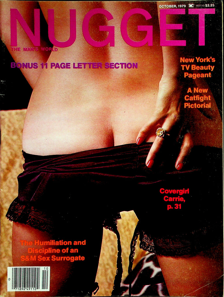 Nugget Magazine   Covergirl Carrie / Catfight Pictorial  October 1979    033026lmp