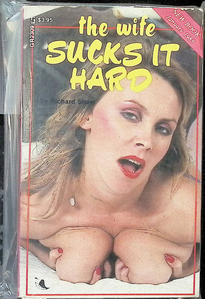 The Wife Sucks it Hard by Richard S Shaw GR2309 January 1983 Greenleaf Adult Paperback Novel-073124AMP2