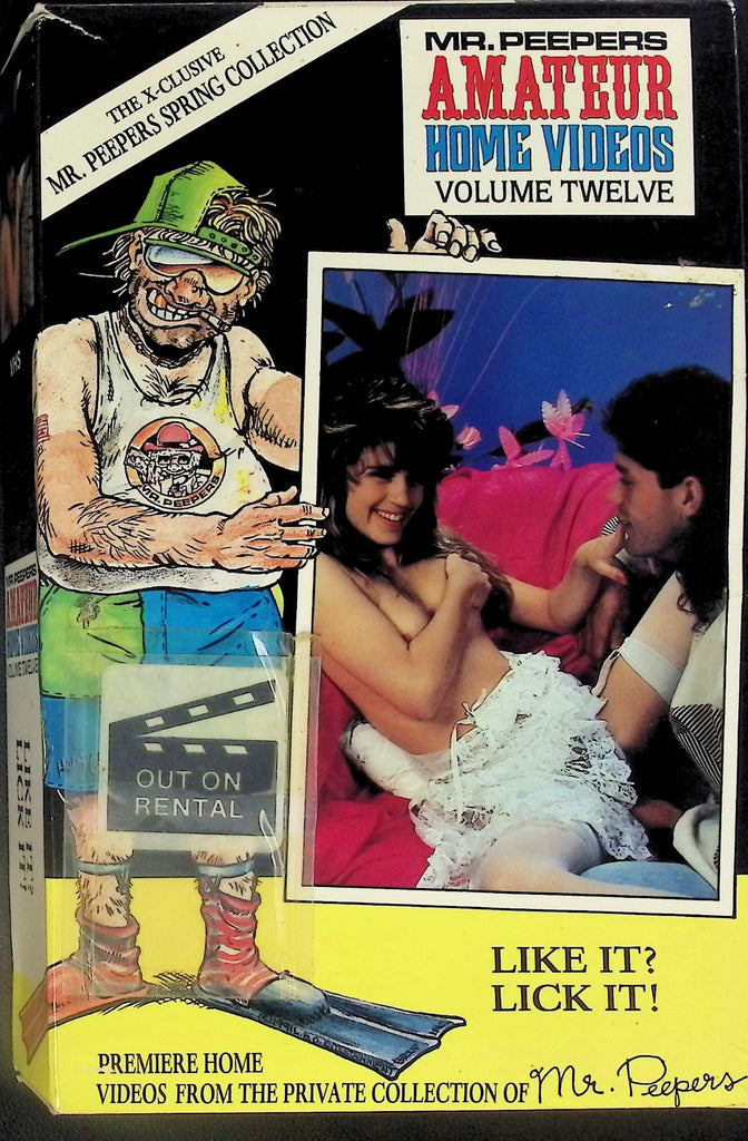 Mr. Peepers Amateur Home Videos #12 Adult VHS 1991 LBO Entertainment Nightwatch Video 091725AKVHS2