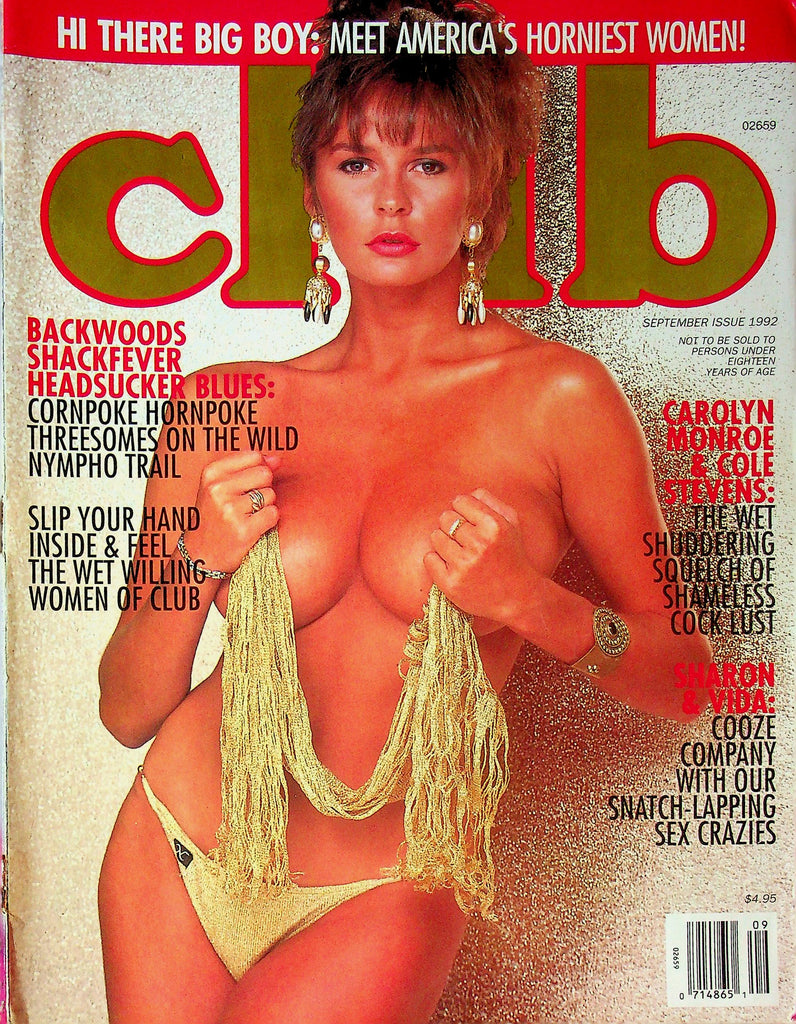 Club Magazine Ft. Carolyn Monroe & Cole Stevens September 1992 042525RP