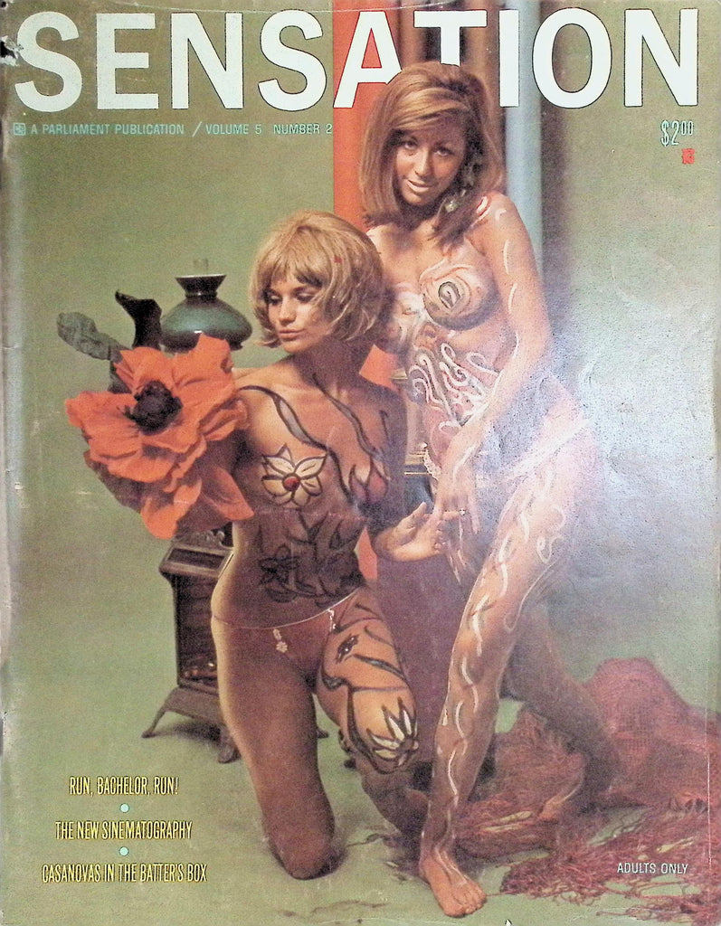Sensation Magazine 1968 V5 N2 Women with Painted Bodies:  The New Skinmatography 090726LLP