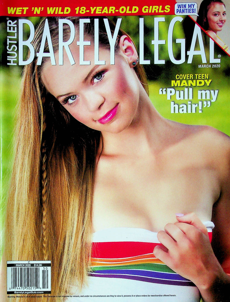 Hustler Barely Legal Magazine Mandy Summers March 2020 042024RP