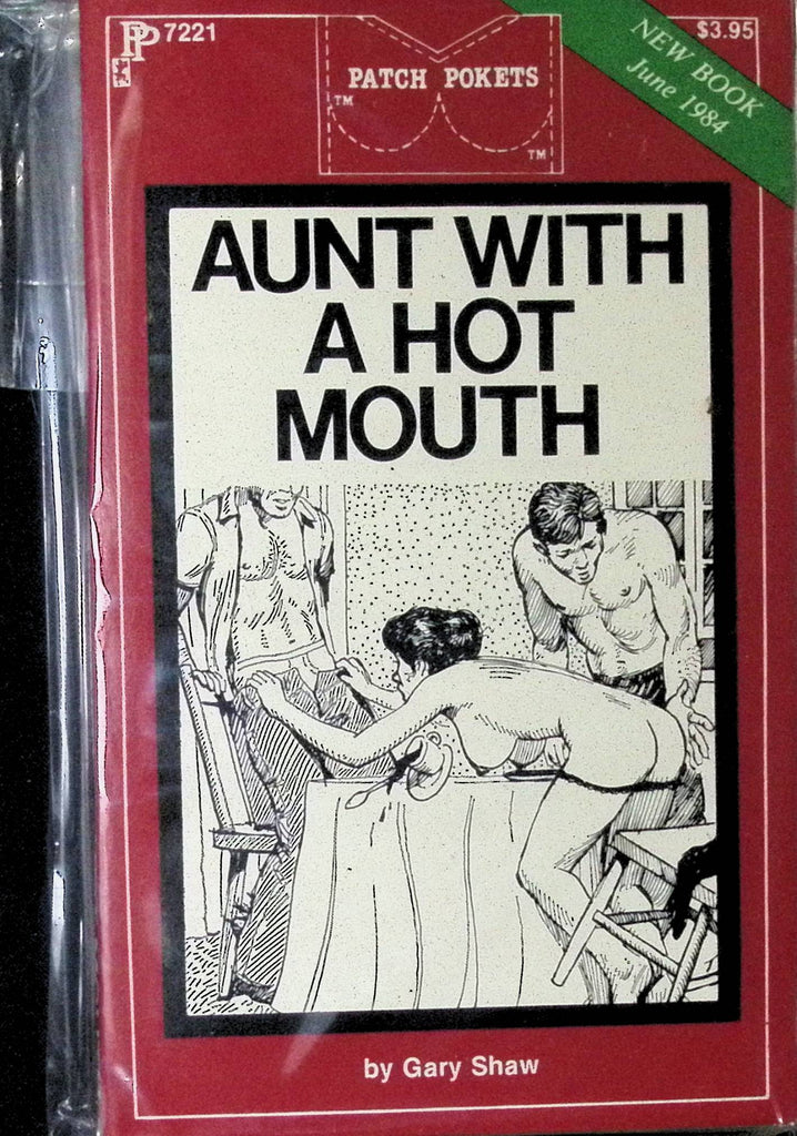 Aunt with a Hot Mouth June 1984 Patch Pokets Book Greenleaf Classics Adult Novel-042324AMP