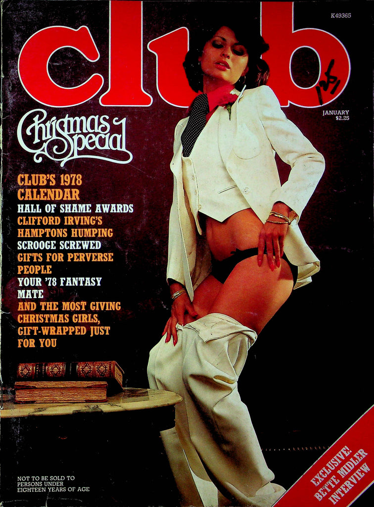 Club Magazine Christmas Special & Hall Of Shame Awards January 1978 050823RP