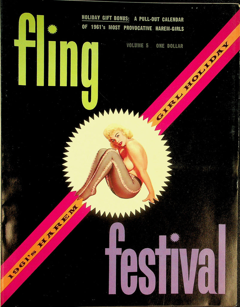 Fling Festival Magazine  Virgina Bell, Maria Stinger w/calendar  vol. 5  1960   081426lmp-GSC