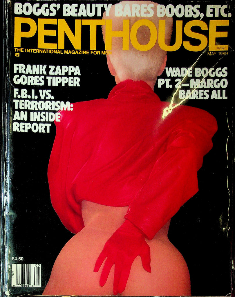 Penthouse Magazine Ft. Frank Zappa & Wade Boggs Pt. 2 May 1989 good reading copy 090125RP-